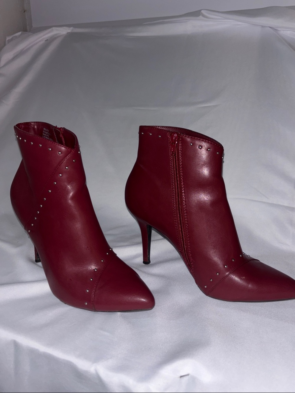 The Limited "Trixa" studded stiletto ankle booties